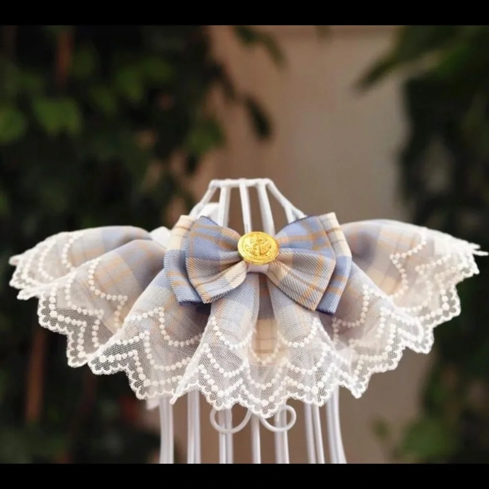 Blue bib